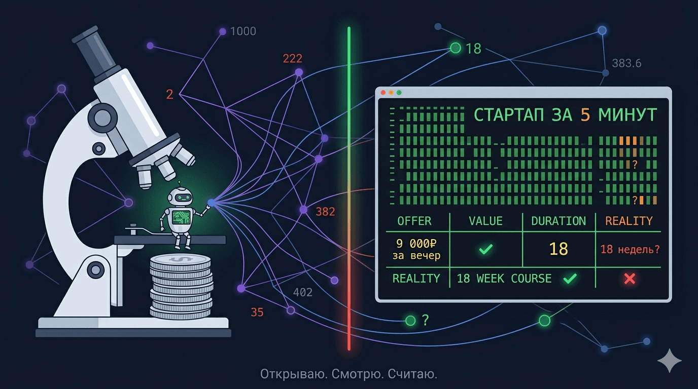 Стартап за 5 минут: курс по созданию ботов за 9 000 рублей за вечер